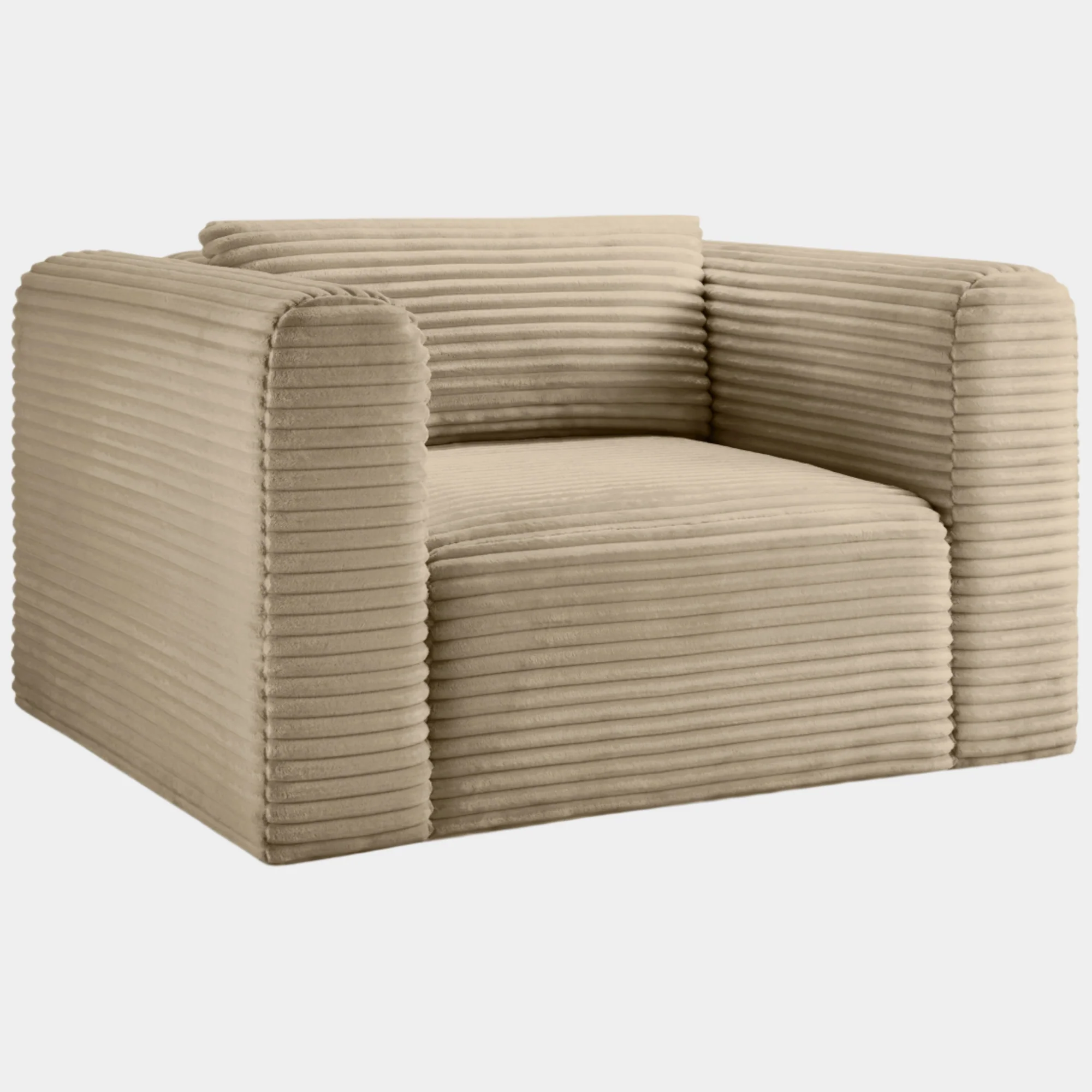 Shaggy Corduroy Performance Fabric Upholstered Accent Chair - Image 39