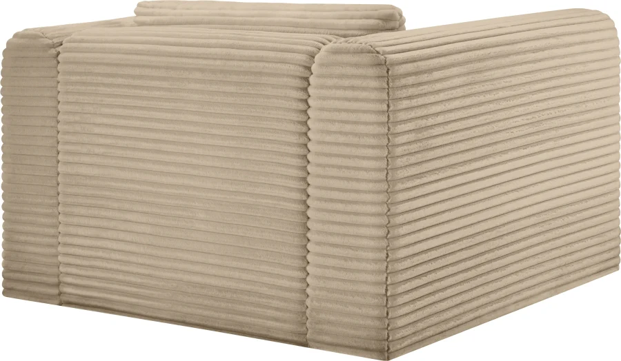 Shaggy Corduroy Performance Fabric Upholstered Accent Chair - Image 45