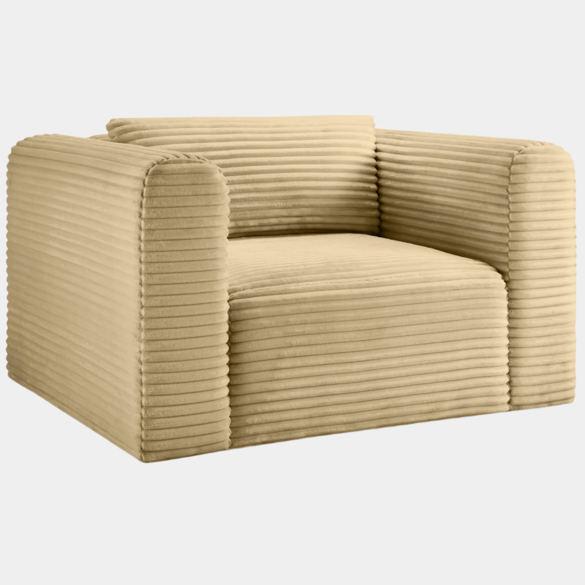 Shaggy Corduroy Performance Fabric Upholstered Accent Chair - Image 49