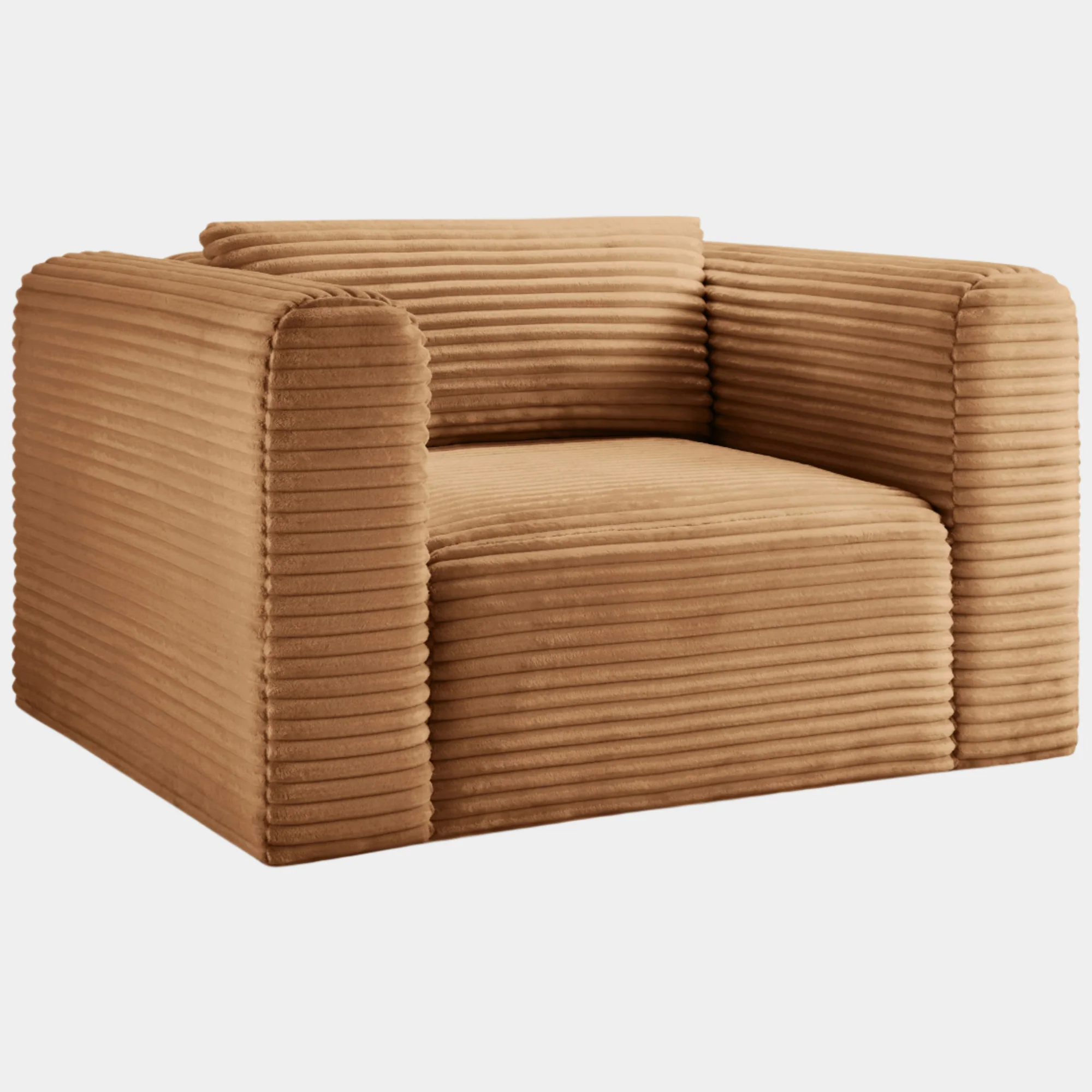 Shaggy Corduroy Performance Fabric Upholstered Accent Chair - Image 59