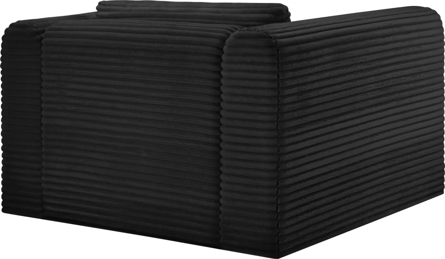 Shaggy Corduroy Performance Fabric Upholstered Accent Chair - Image 7