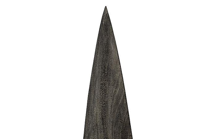 Shark Tooth Sculpture, Small, Gray Stone Finish - Image 2