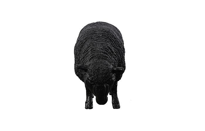 Sheep Sculpture, Gel Coat Black - Image 3