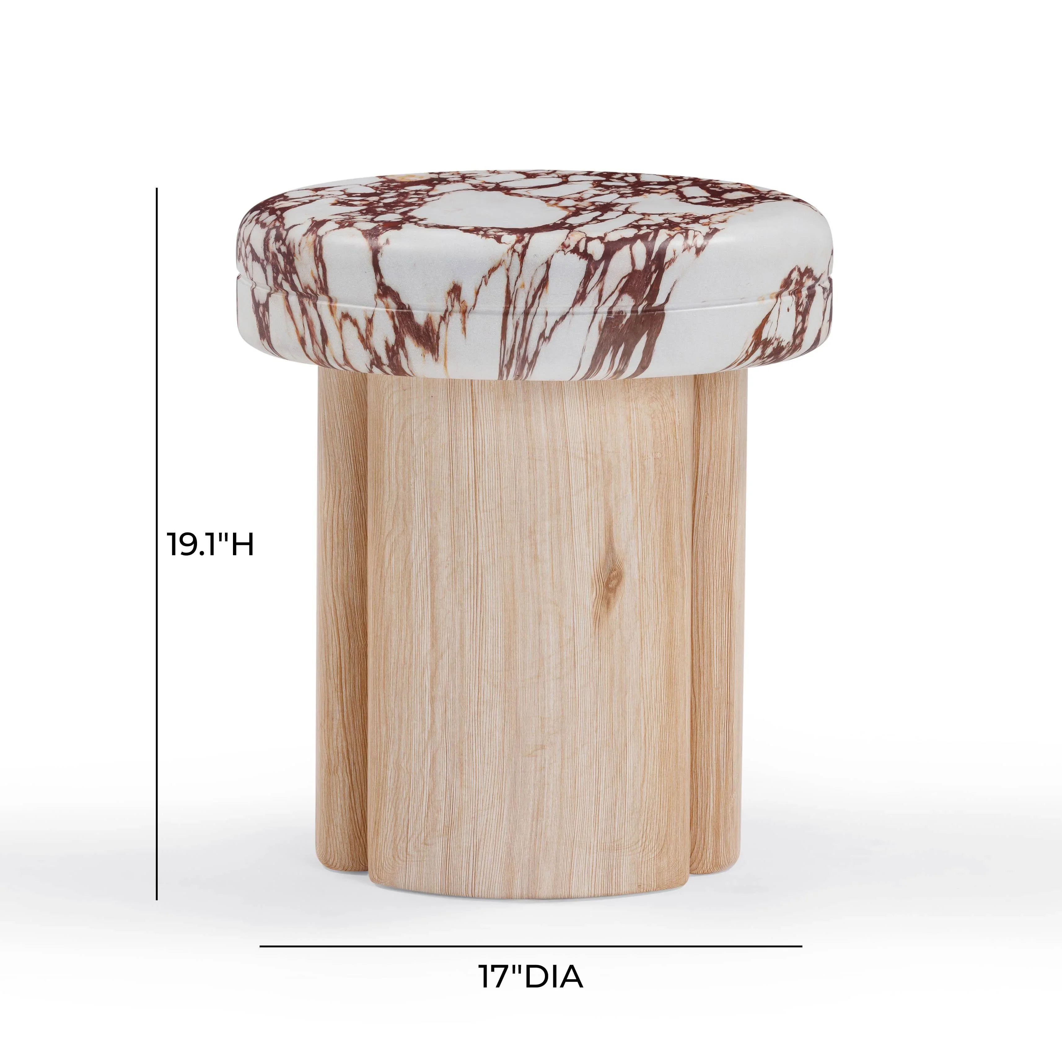 Sheila Textured Concrete Indoor / Outdoor Side Table - Image 17