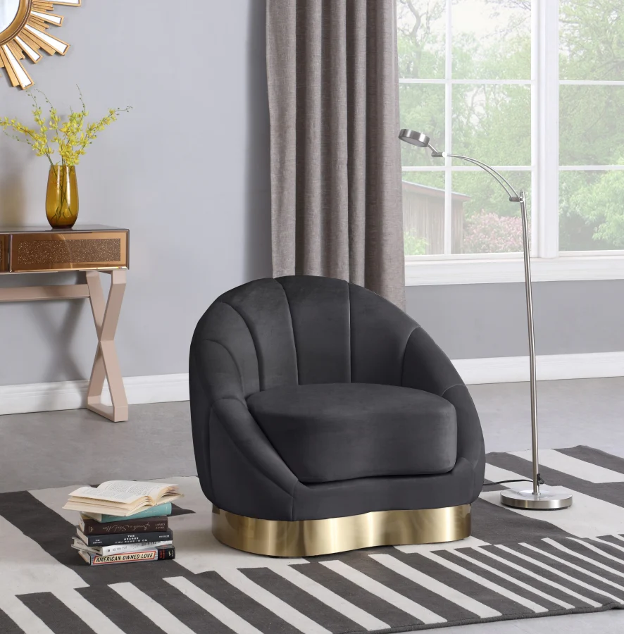 Shelly Velvet Upholstered Chair - Image 11