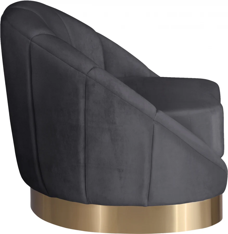 Shelly Velvet Upholstered Chair - Image 13
