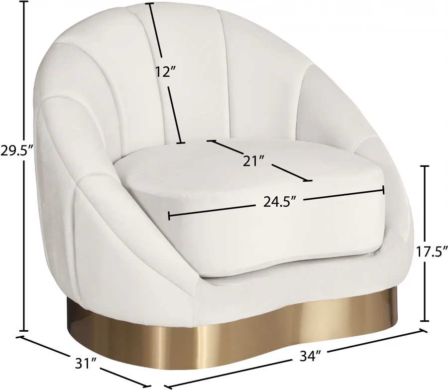Shelly Velvet Upholstered Chair - Image 26