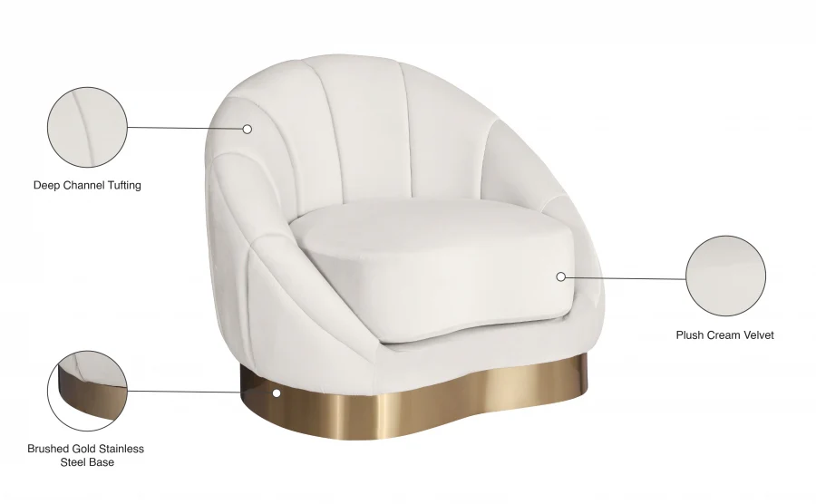 Shelly Velvet Upholstered Chair - Image 27