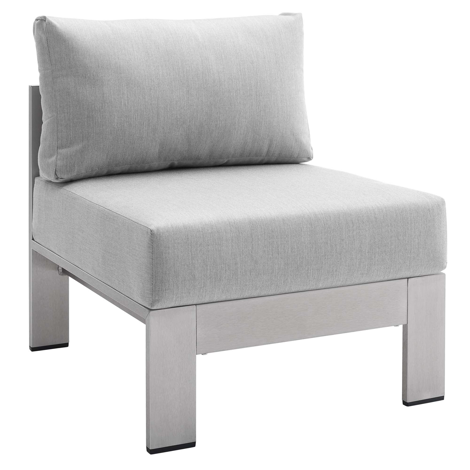 Shore 3 Piece Sunbrella® Fabric Outdoor Patio Aluminum Set - Image 6