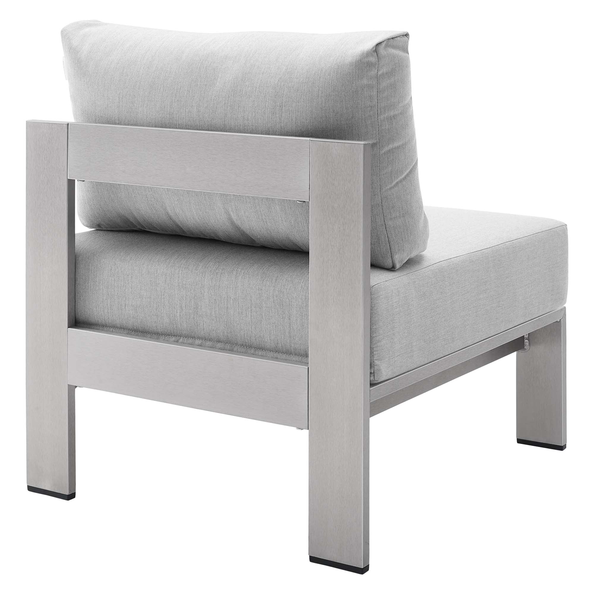Shore 3 Piece Sunbrella® Fabric Outdoor Patio Aluminum Set - Image 9