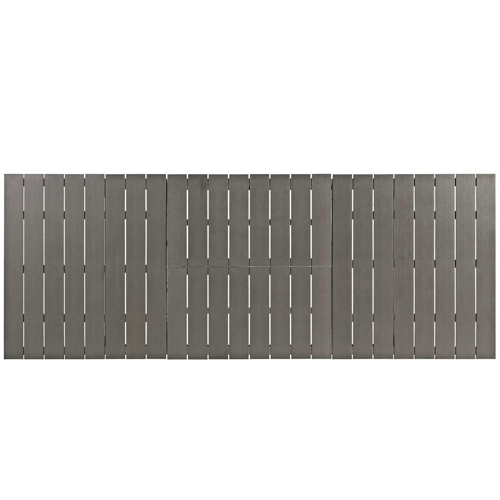 Shore 5 Piece Outdoor Patio Aluminum Dining Set in Silver Black - Image 6