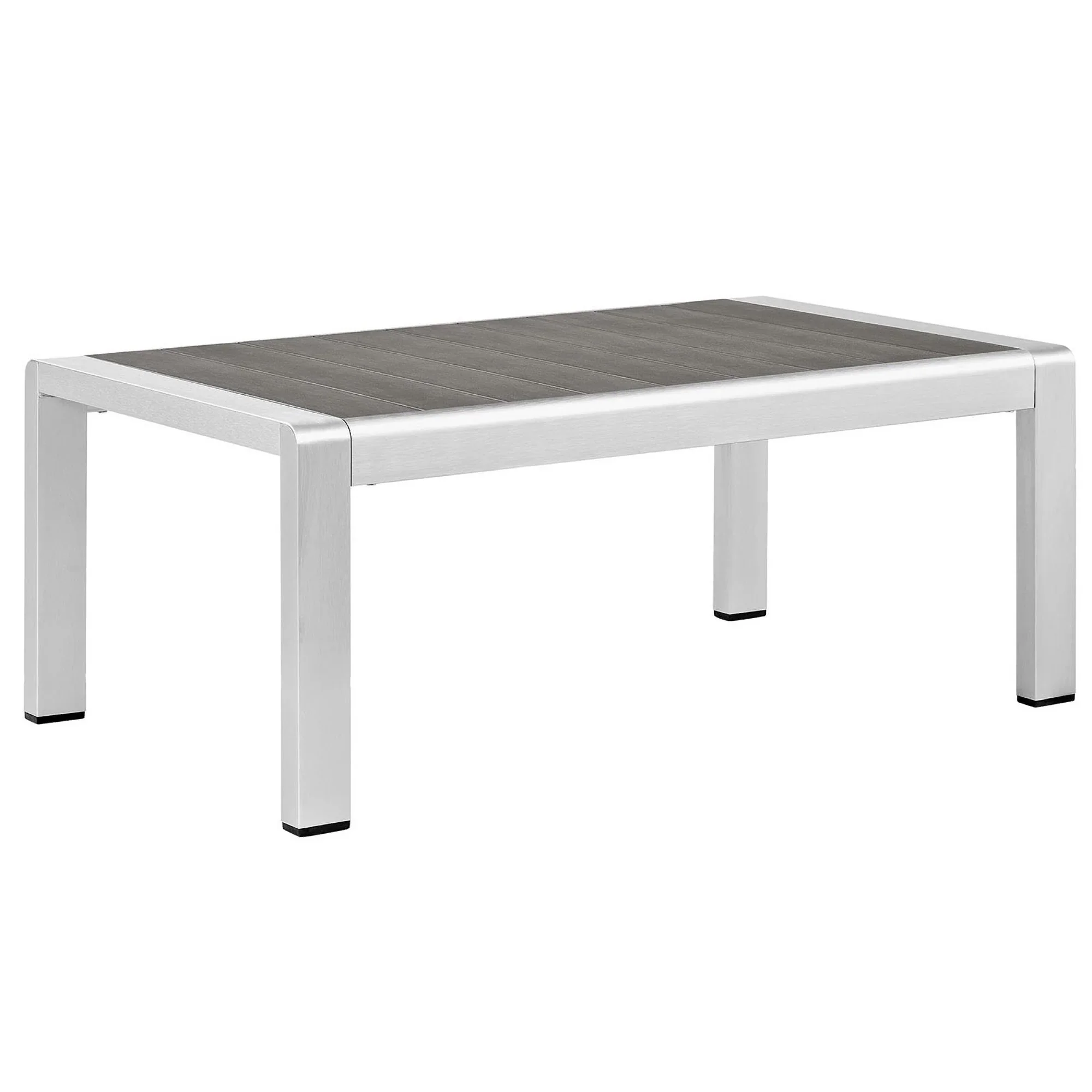 Shore 6 Piece Outdoor Aluminum Sectional Sofa Set - Image 8