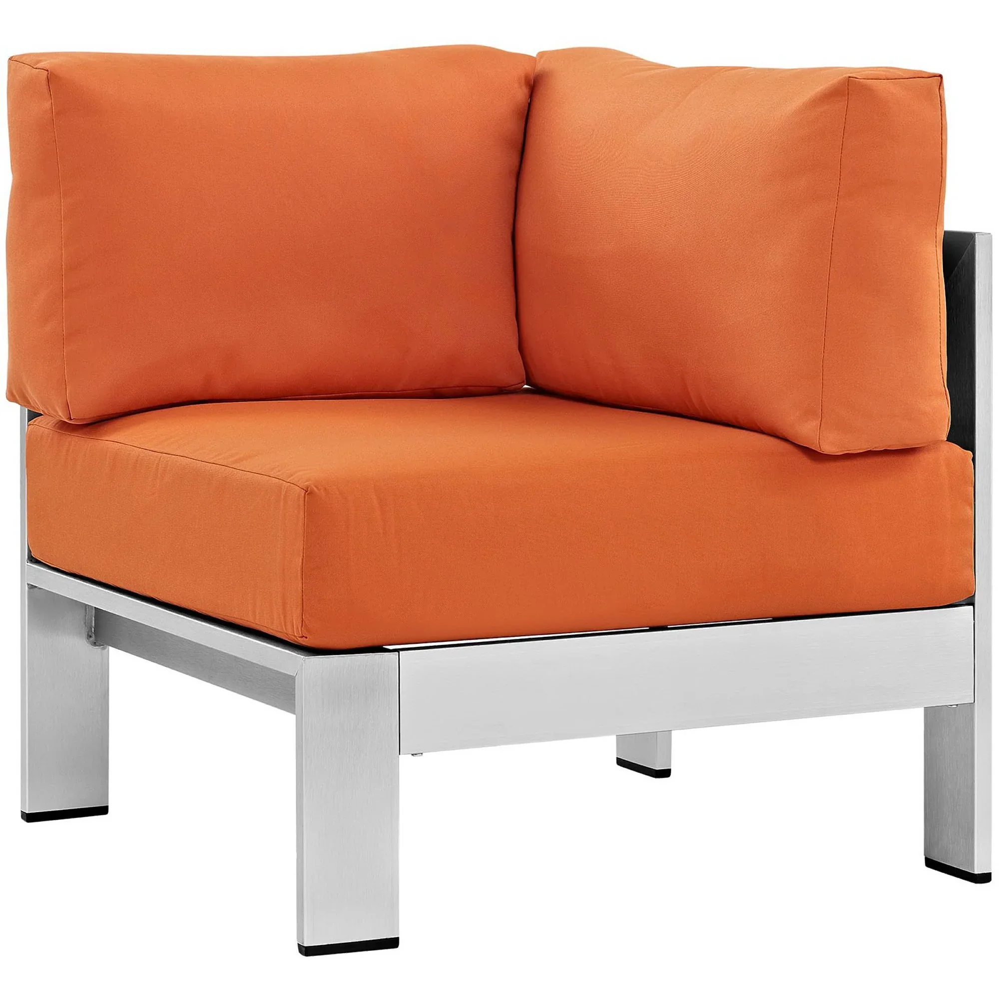 Shore 6 Piece Outdoor Aluminum Sectional Sofa Set - Image 20
