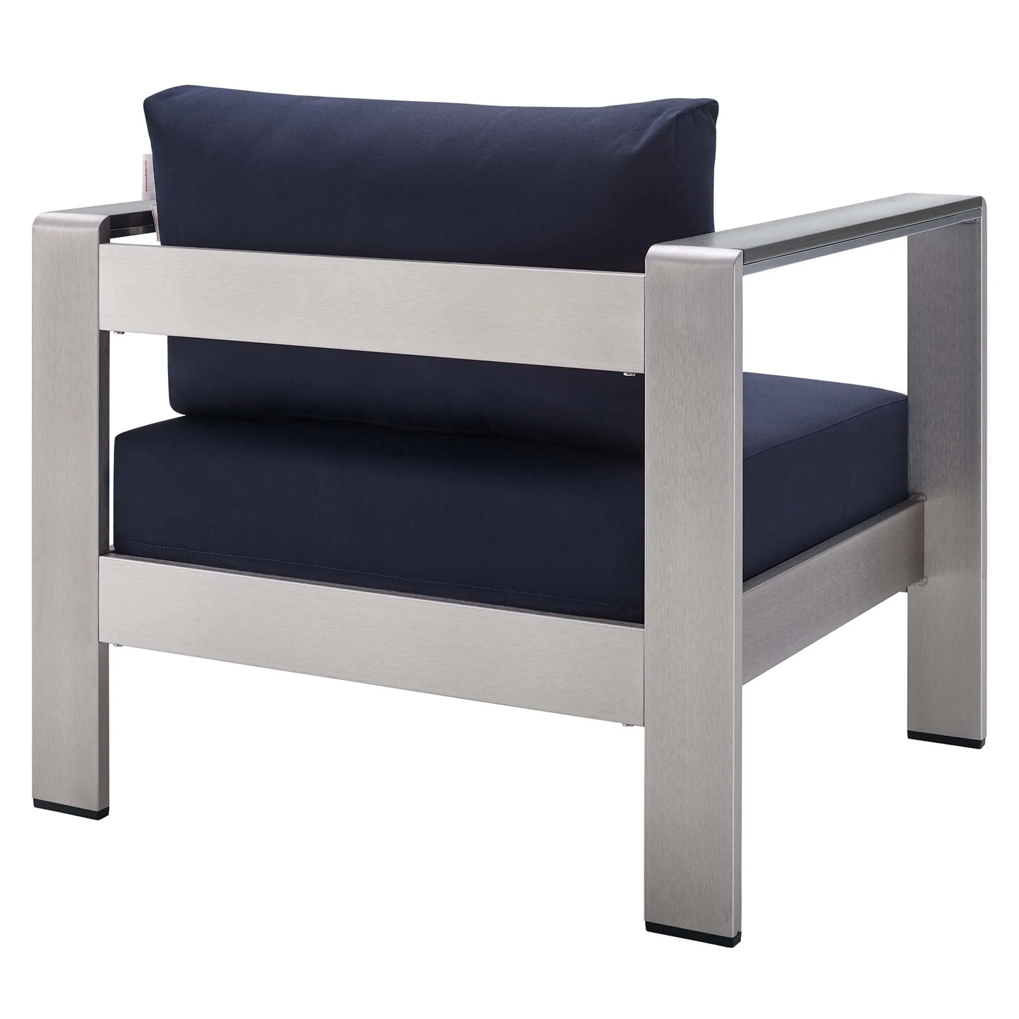 Shore 7 Piece Sunbrella® Fabric Outdoor Patio Aluminum Set - Image 33