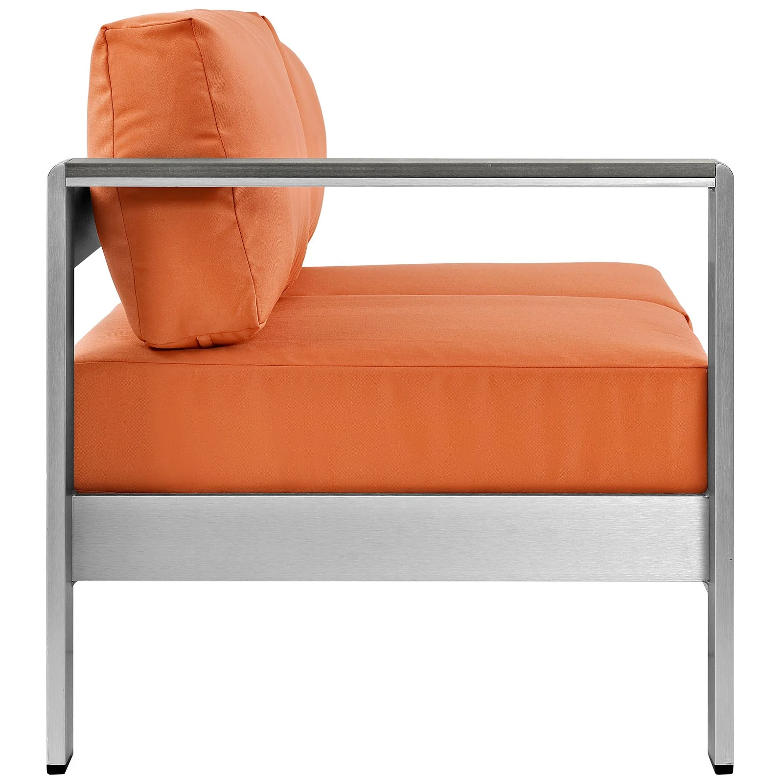 Shore Left-Arm Corner Sectional Outdoor Patio Aluminum Loveseat - Image 15