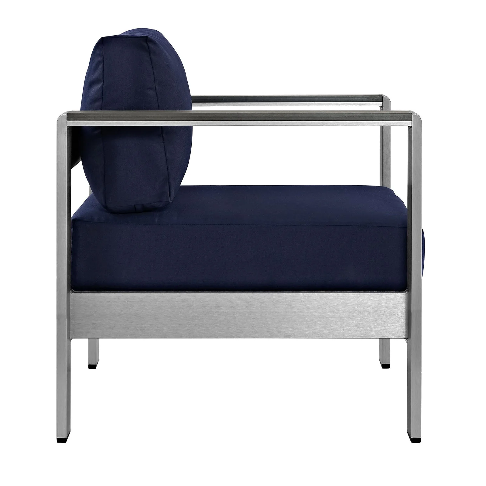 Shore Outdoor Patio Aluminum Armchair - Image 11