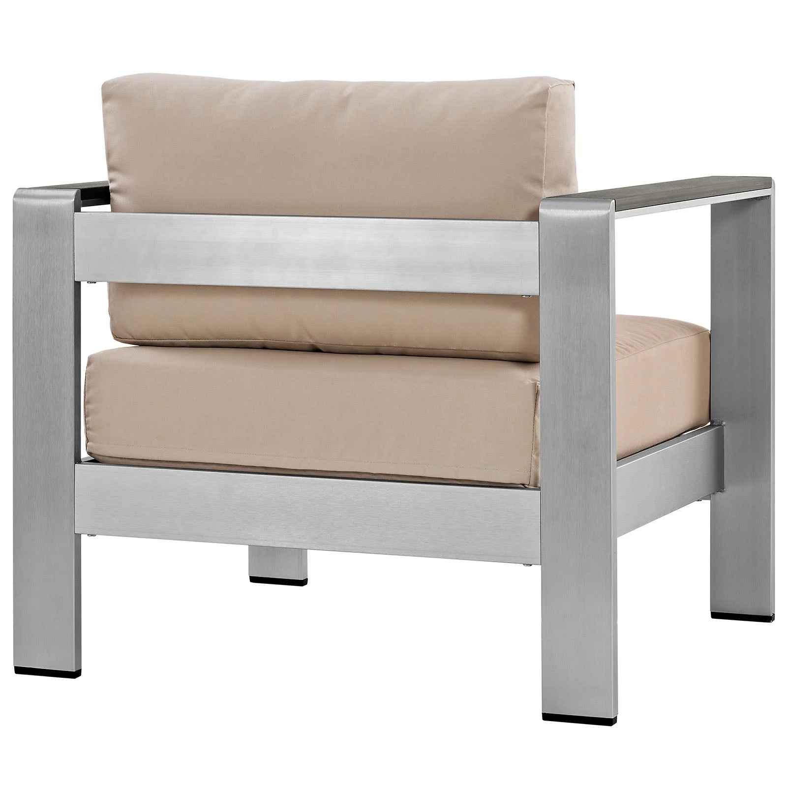 Shore Outdoor Patio Aluminum Armchair - Image 4