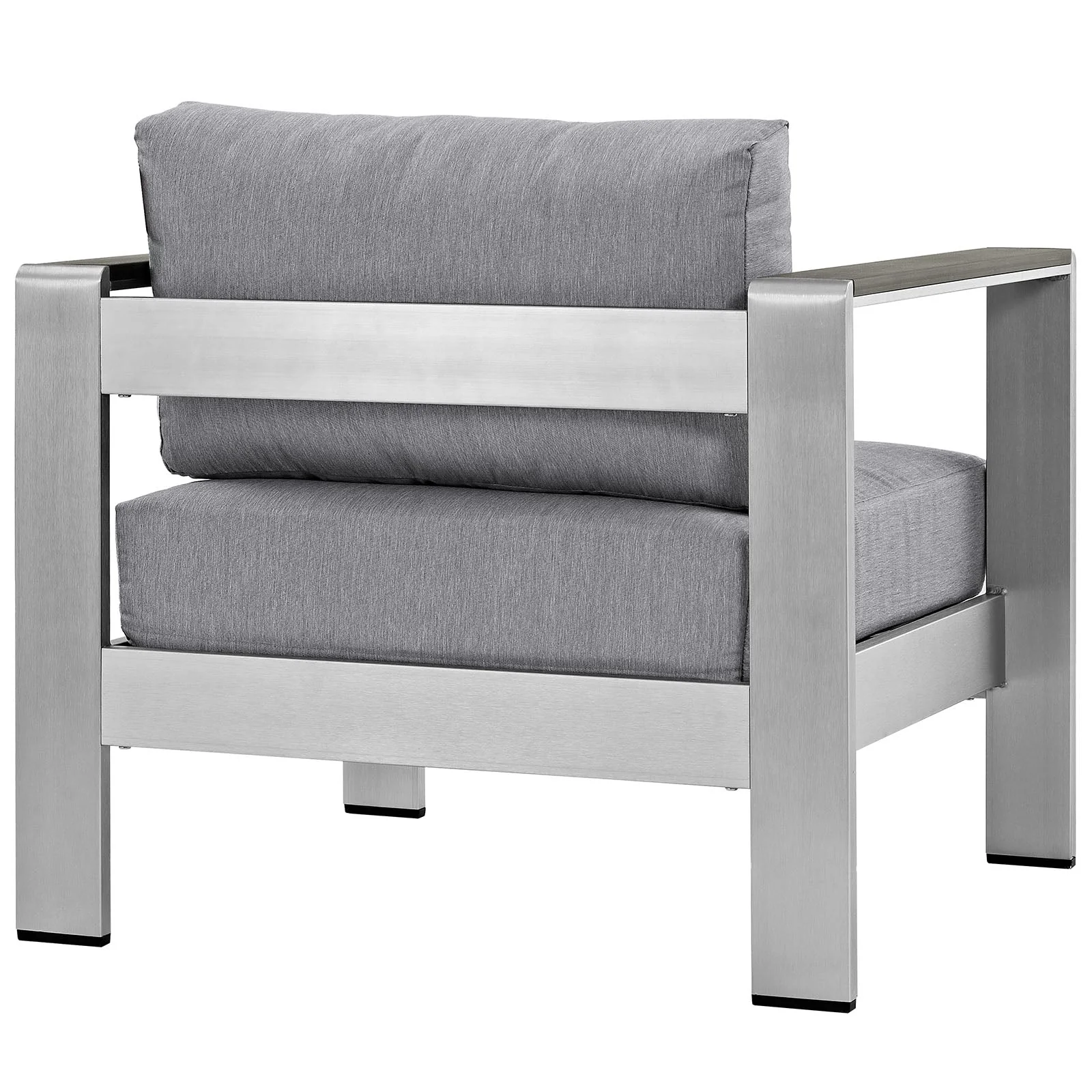 Shore Outdoor Patio Aluminum Armchair - Image 8