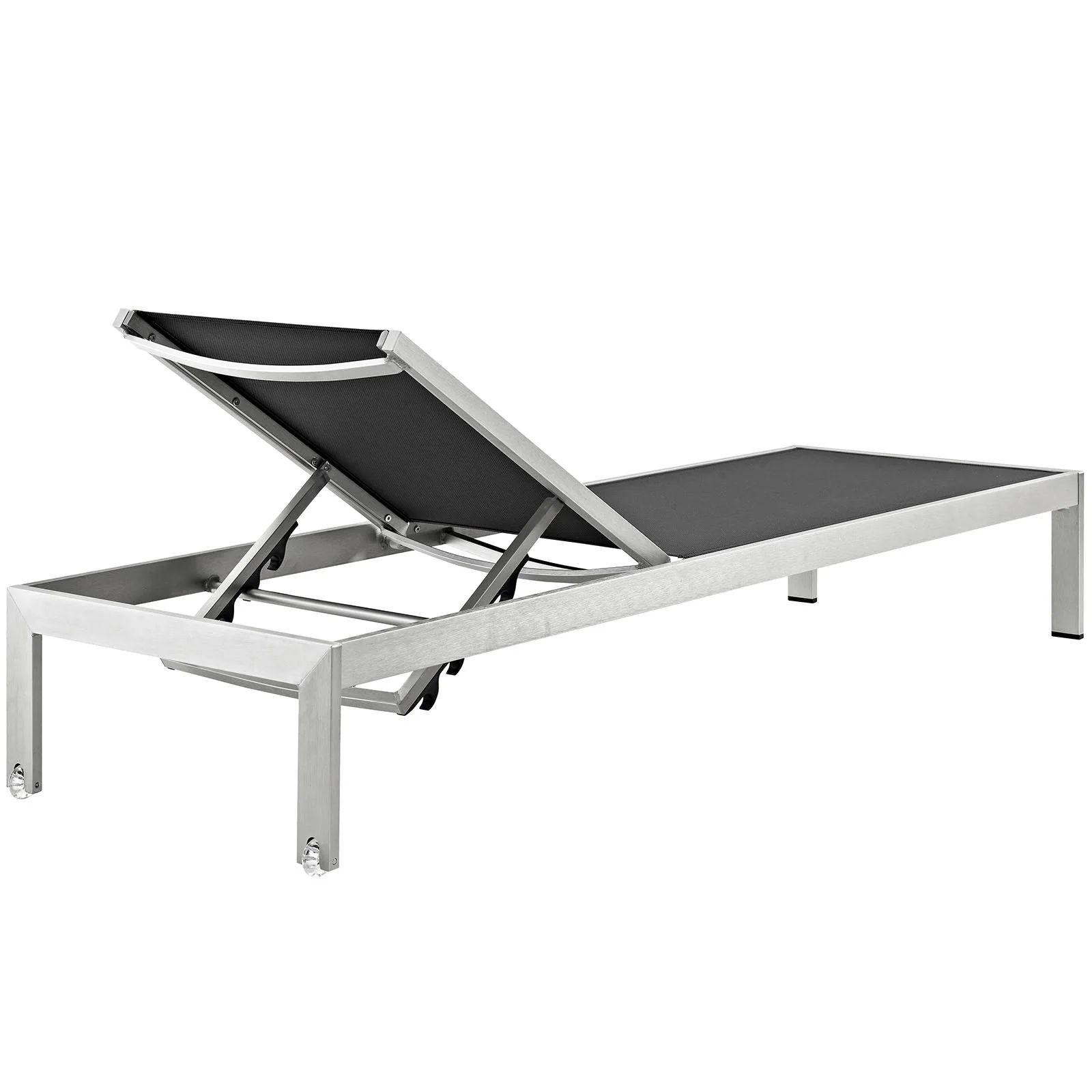 Shore Outdoor Patio Aluminum Chaise Set of 4 - Image 5