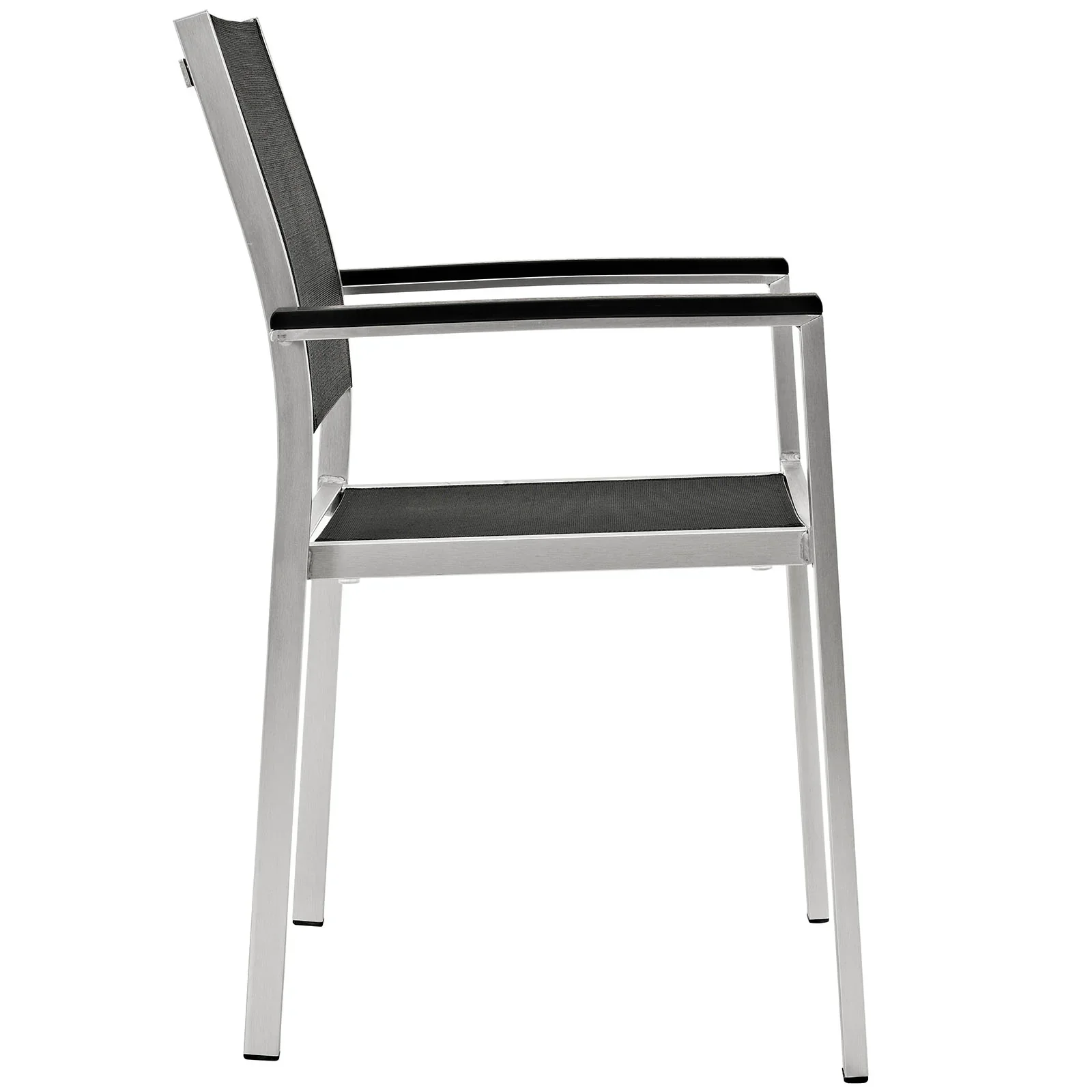 Shore Outdoor Patio Aluminum Dining Chair - Image 3