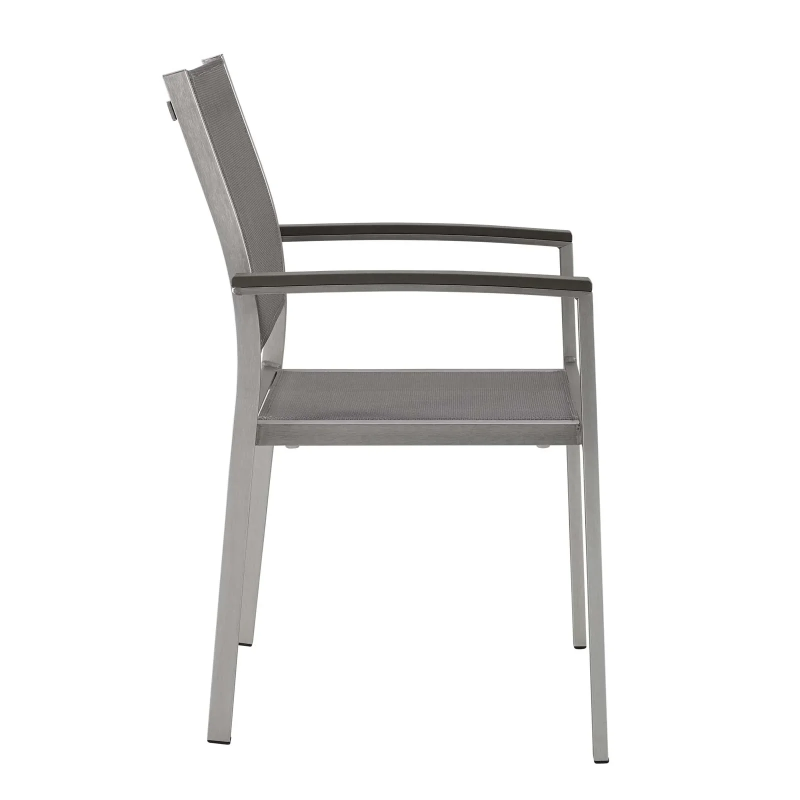 Shore Outdoor Patio Aluminum Dining Chair - Image 7