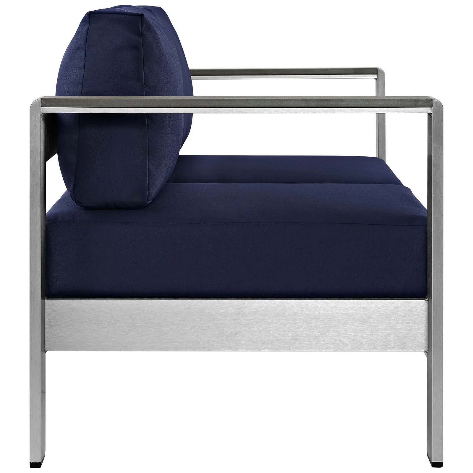 Shore Outdoor Patio Aluminum Loveseat - Image 11