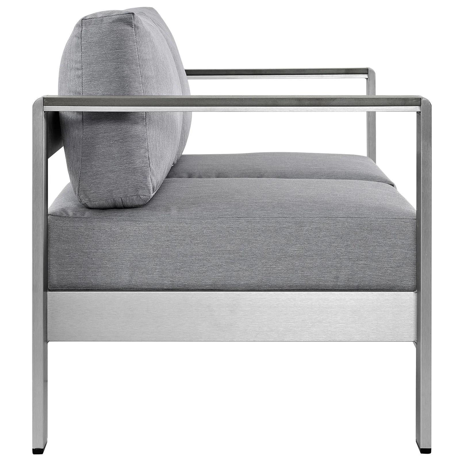 Shore Outdoor Patio Aluminum Loveseat - Image 7