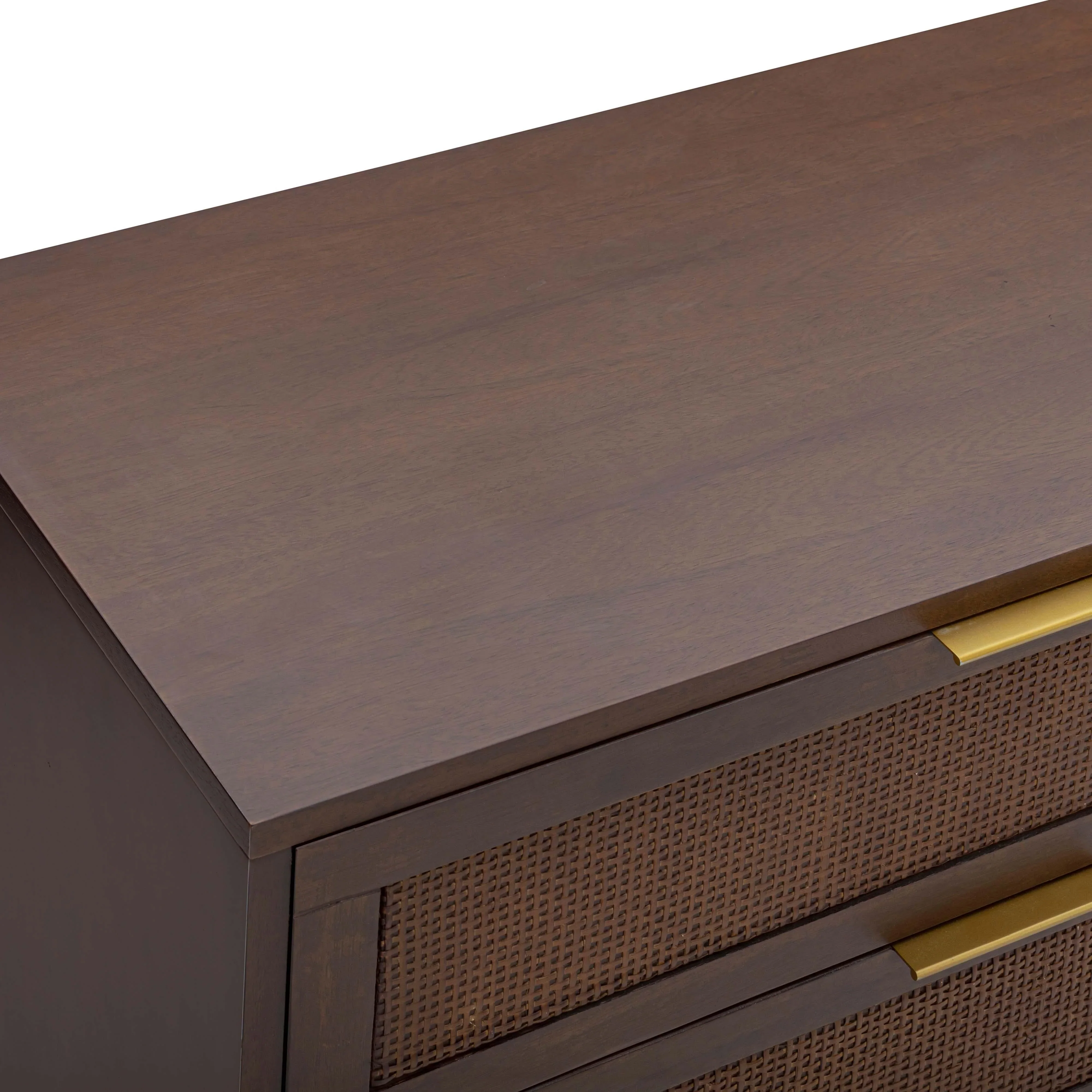 Sierra 60" Cane 6-Drawer Dresser - Image 25
