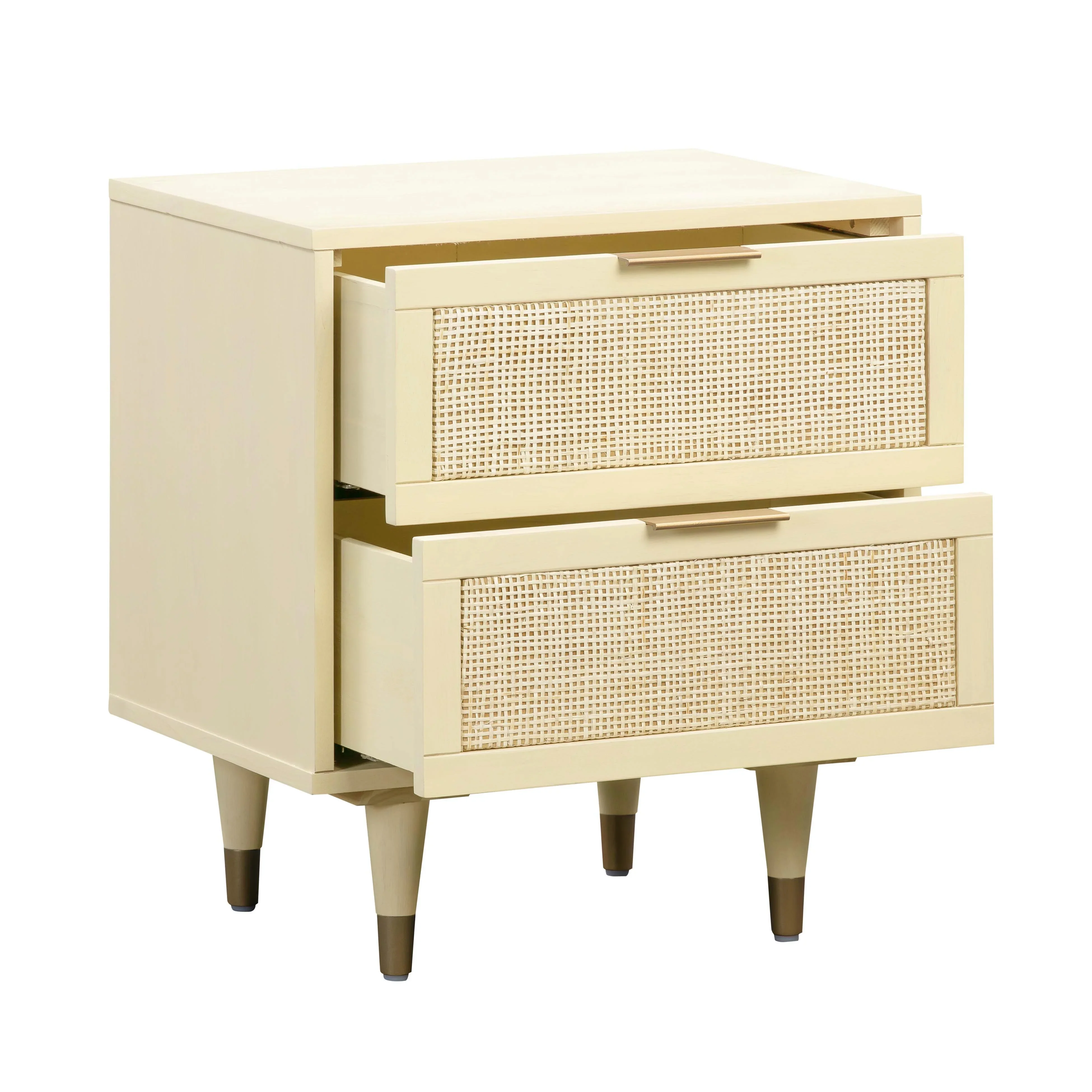 Sierra 22" Cane 2-Drawer Nightstand - Image 11