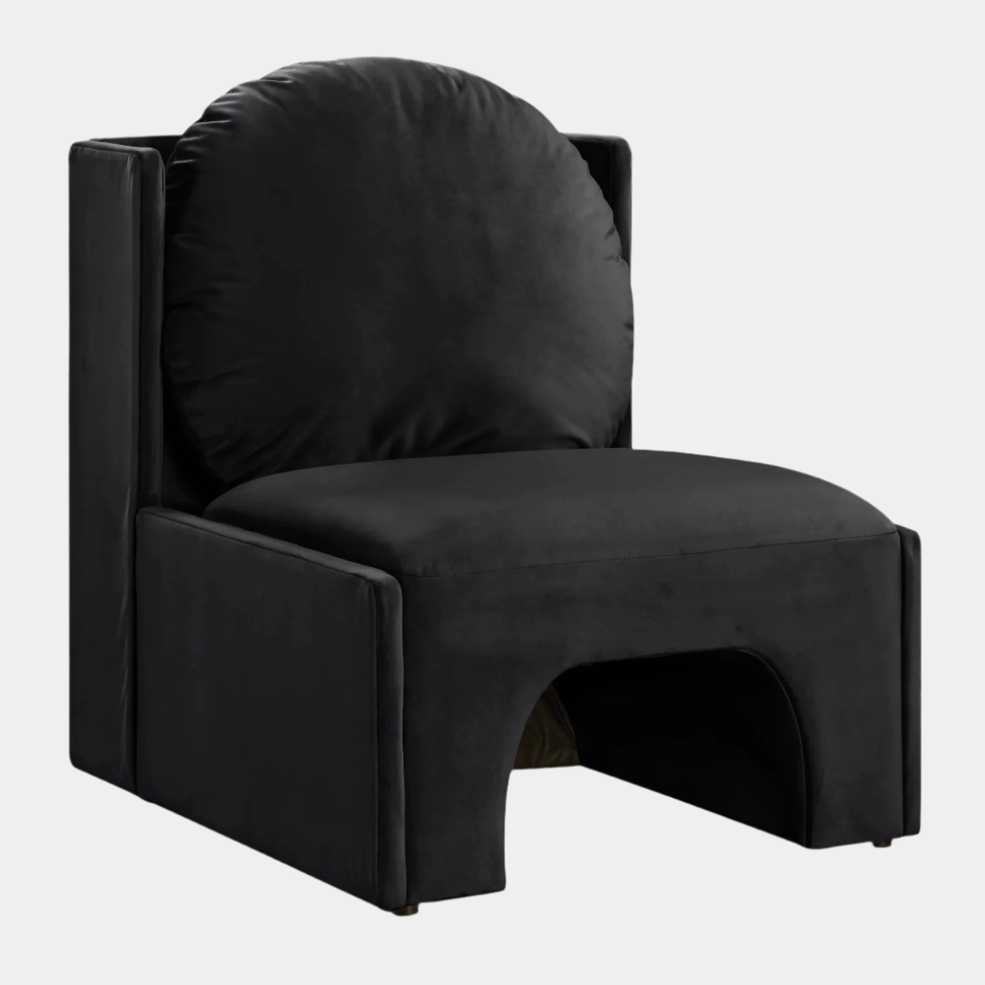 Sigma Velvet Upholstered Accent Chair