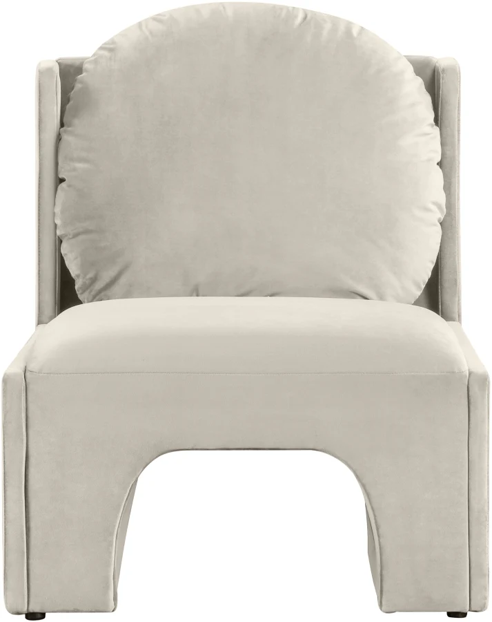 Sigma Velvet Upholstered Accent Chair - Image 12