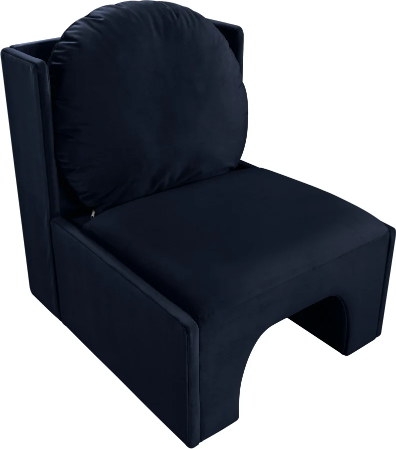 Sigma Velvet Upholstered Accent Chair - Image 24