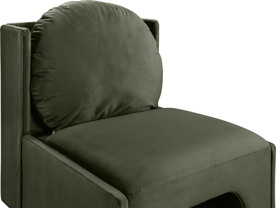 Sigma Velvet Upholstered Accent Chair - Image 34