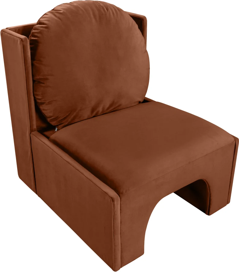 Sigma Velvet Upholstered Accent Chair - Image 42
