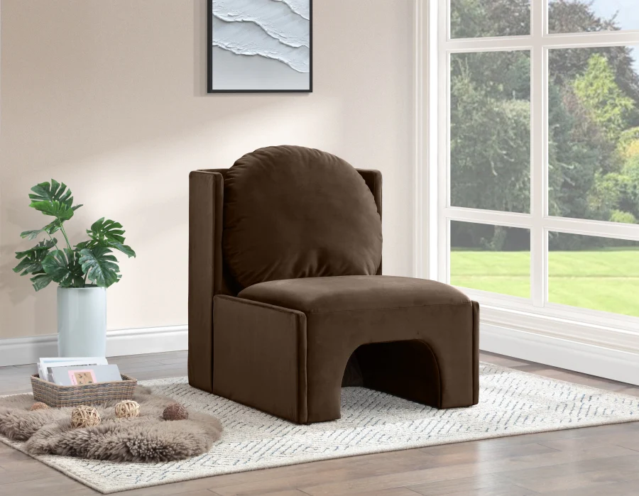 Sigma Velvet Upholstered Accent Chair - Image 47