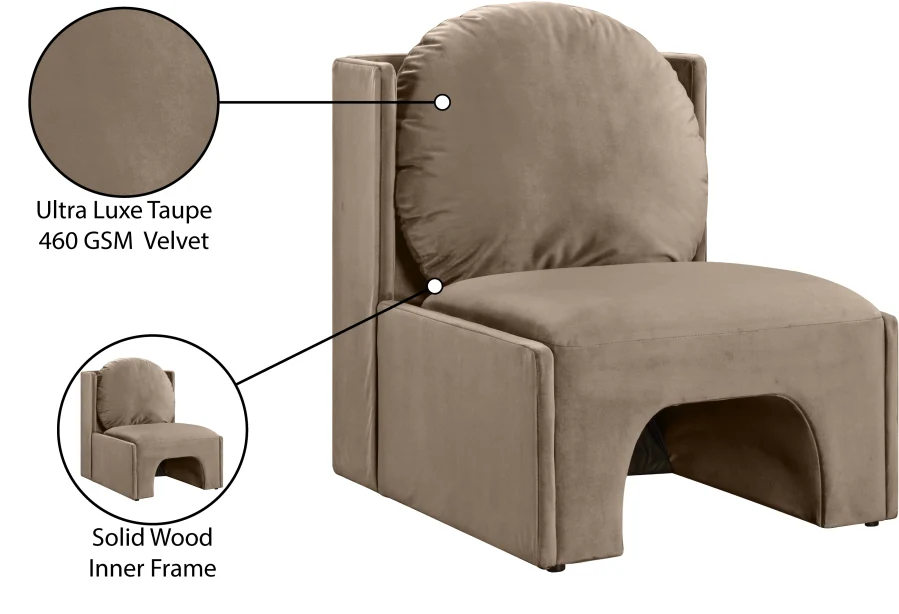 Sigma Velvet Upholstered Accent Chair - Image 63