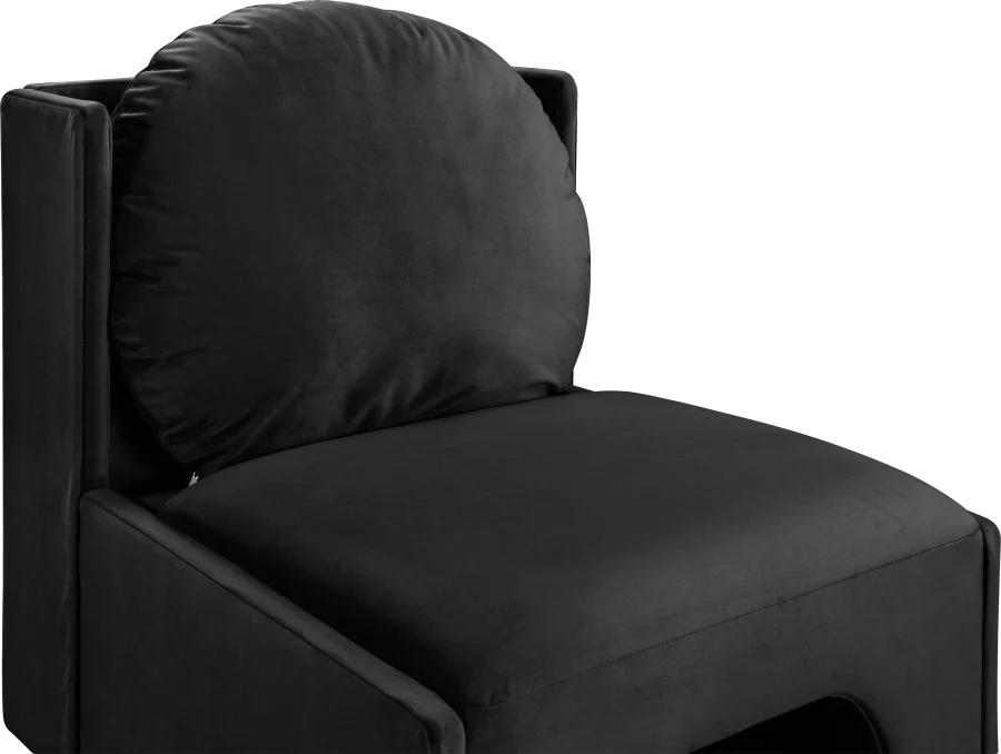 Sigma Velvet Upholstered Accent Chair - Image 7