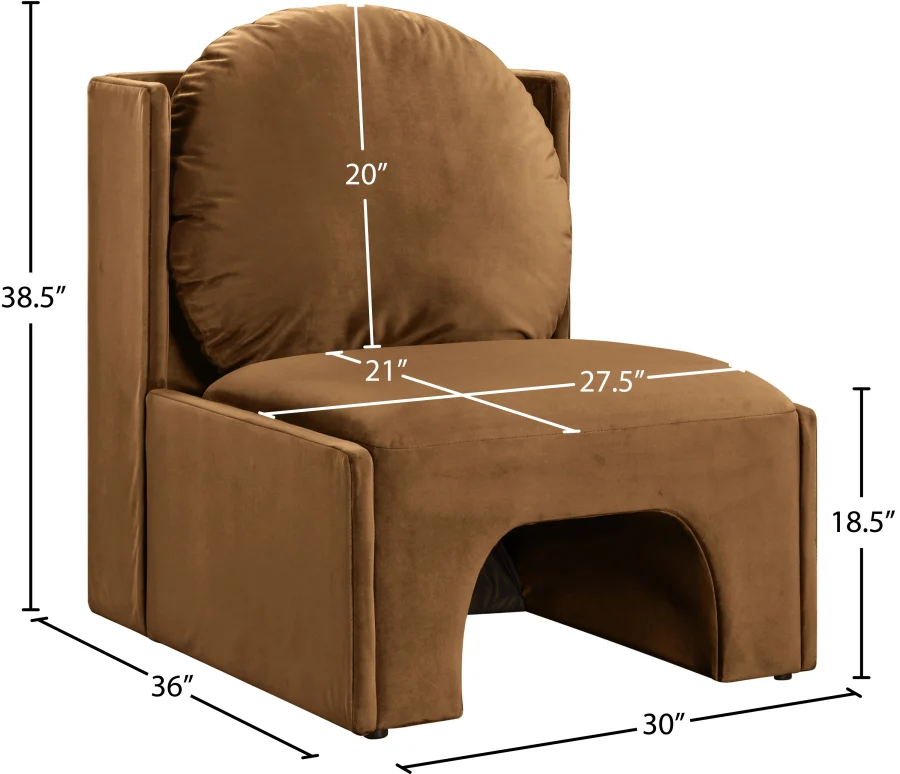 Sigma Velvet Upholstered Accent Chair - Image 89