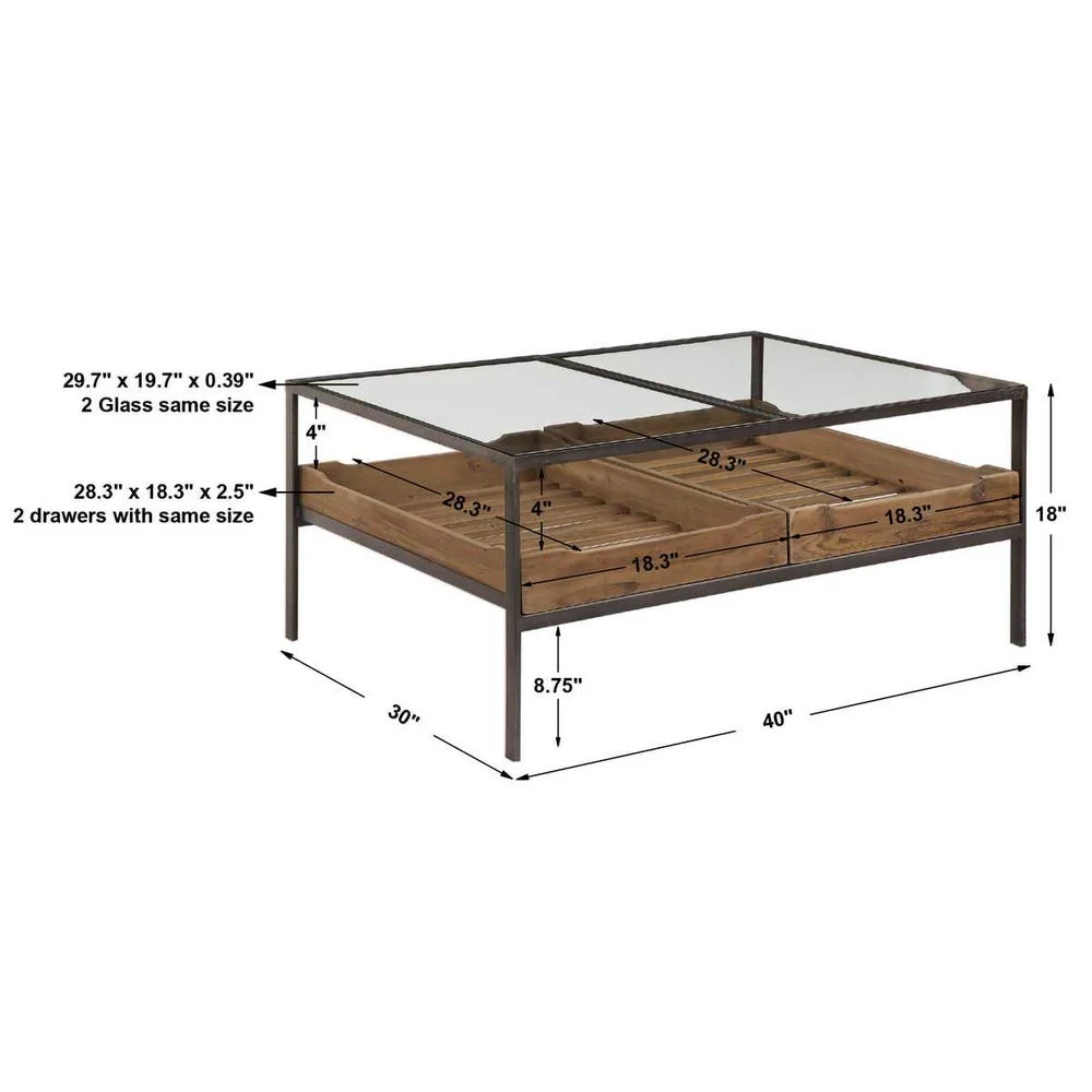Silas Coffee Table, 2 Cartons - Image 9