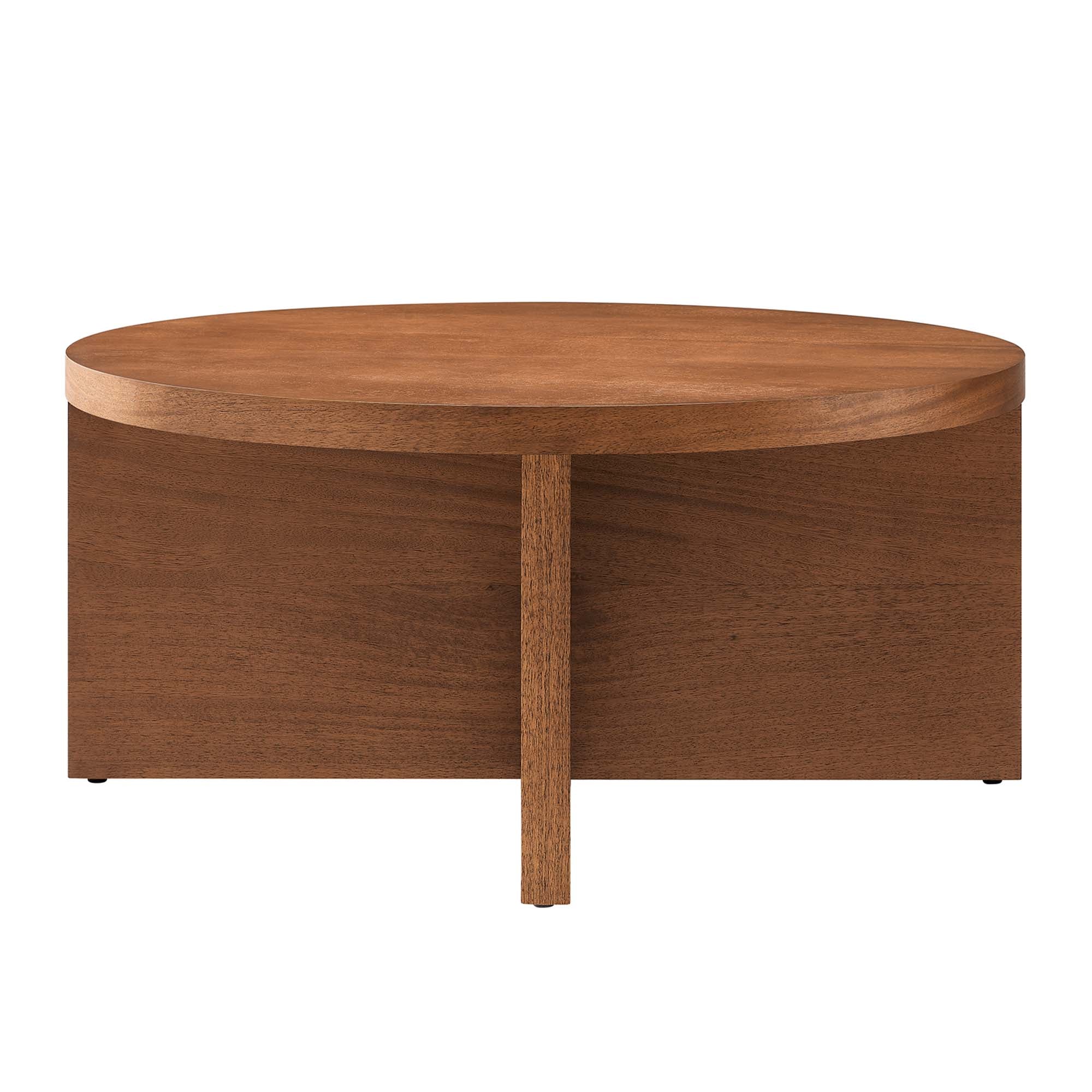 Silas Round Wood Coffee Table - Image 12