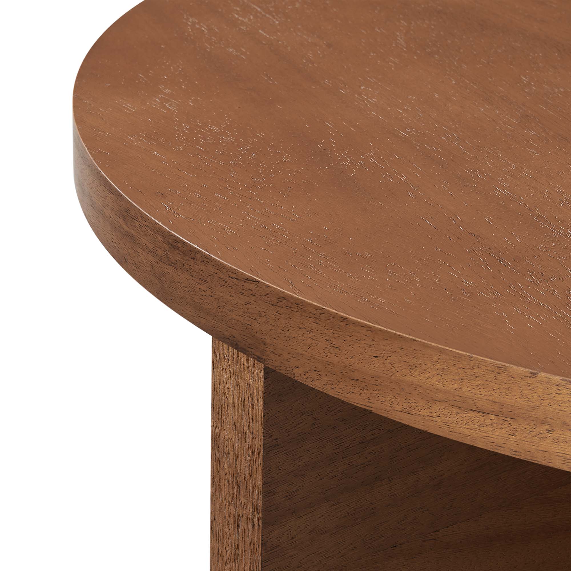 Silas Round Wood Coffee Table - Image 14