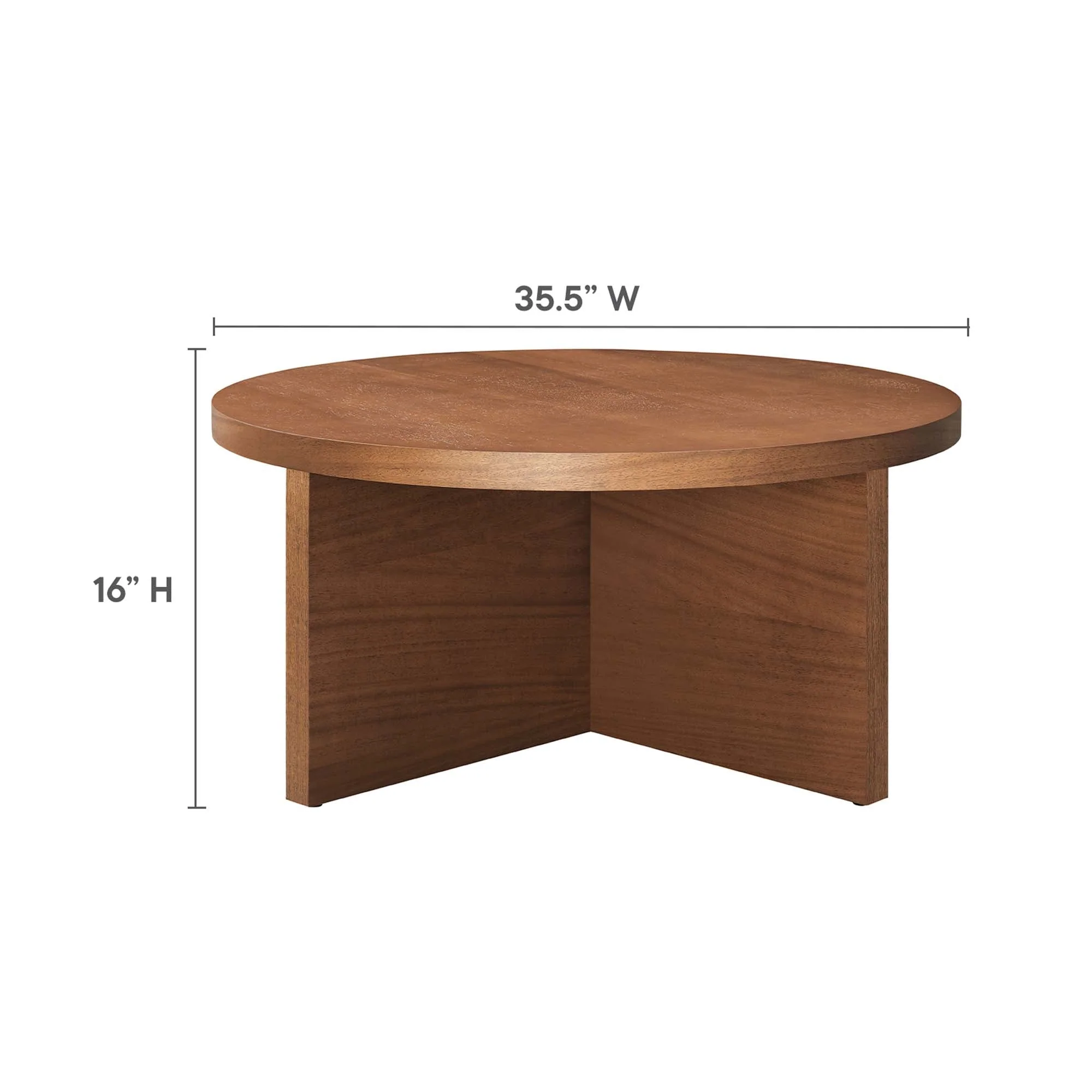 Silas Round Wood Coffee Table - Image 16