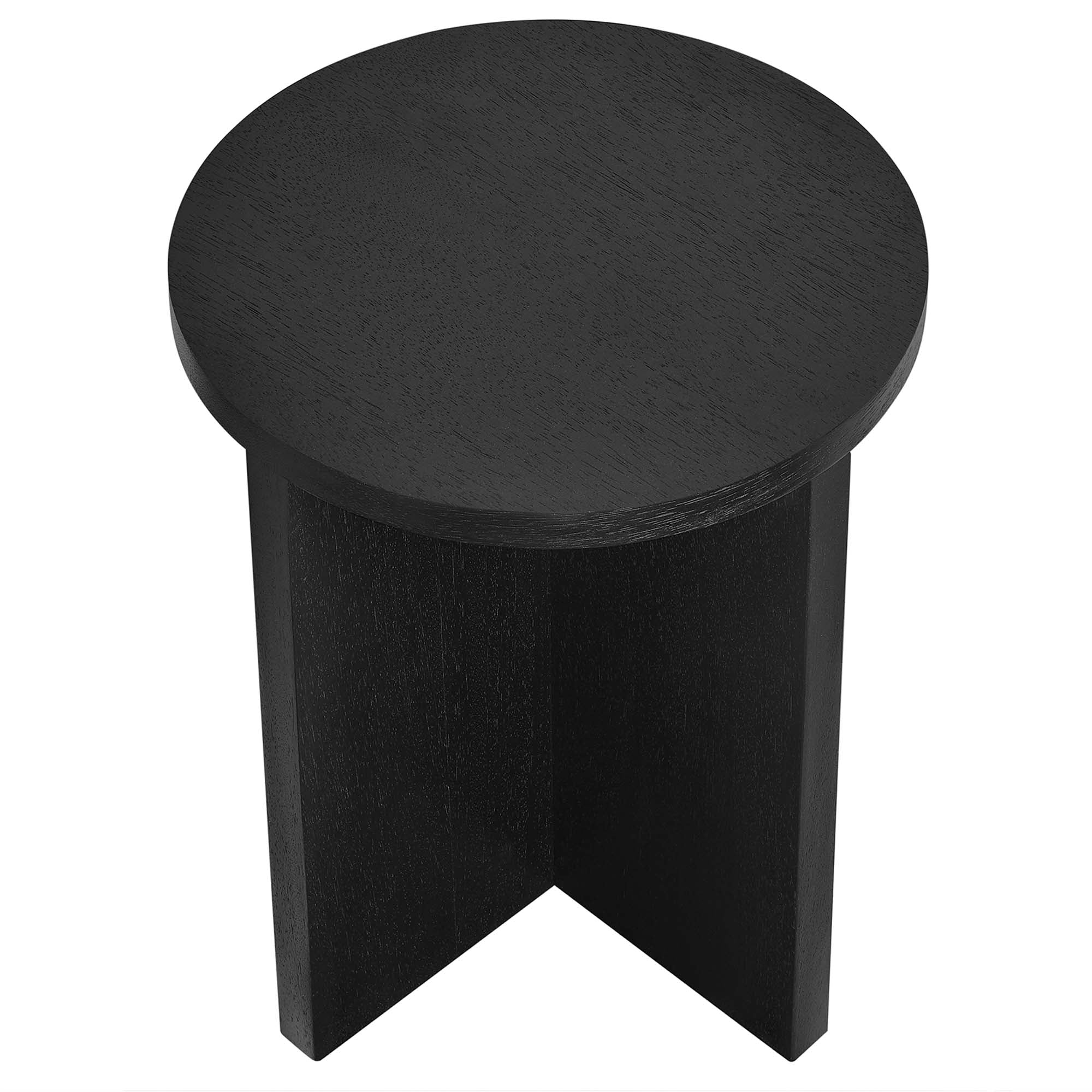 Silas Round Wood Side Table - Image 13