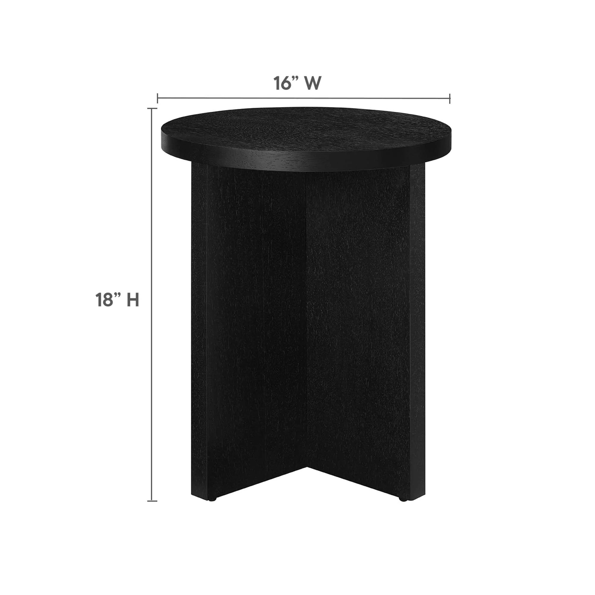 Silas Round Wood Side Table - Image 16