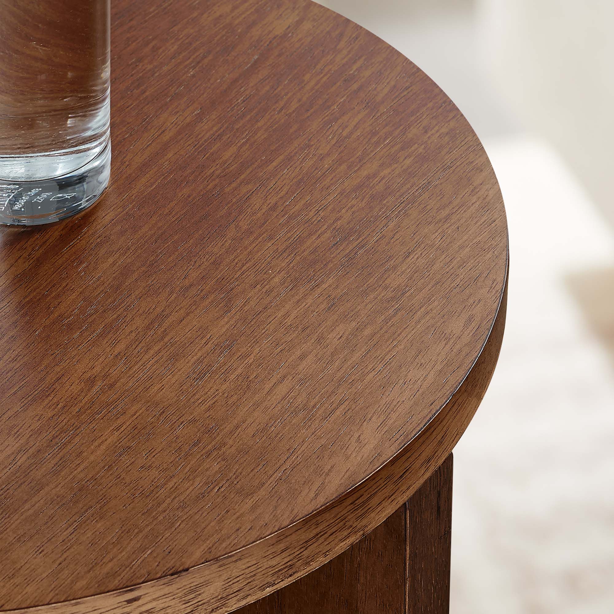Silas Round Wood Side Table - Image 19