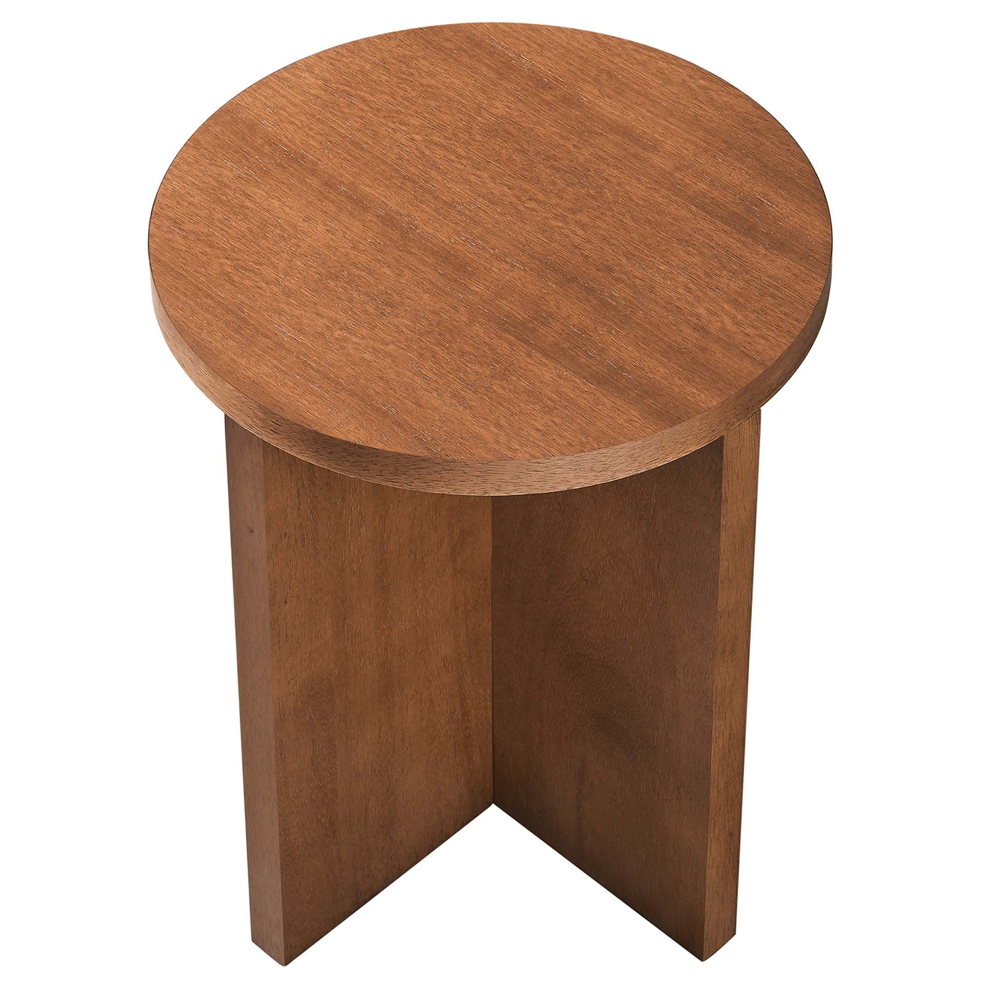 Silas Round Wood Side Table - Image 21