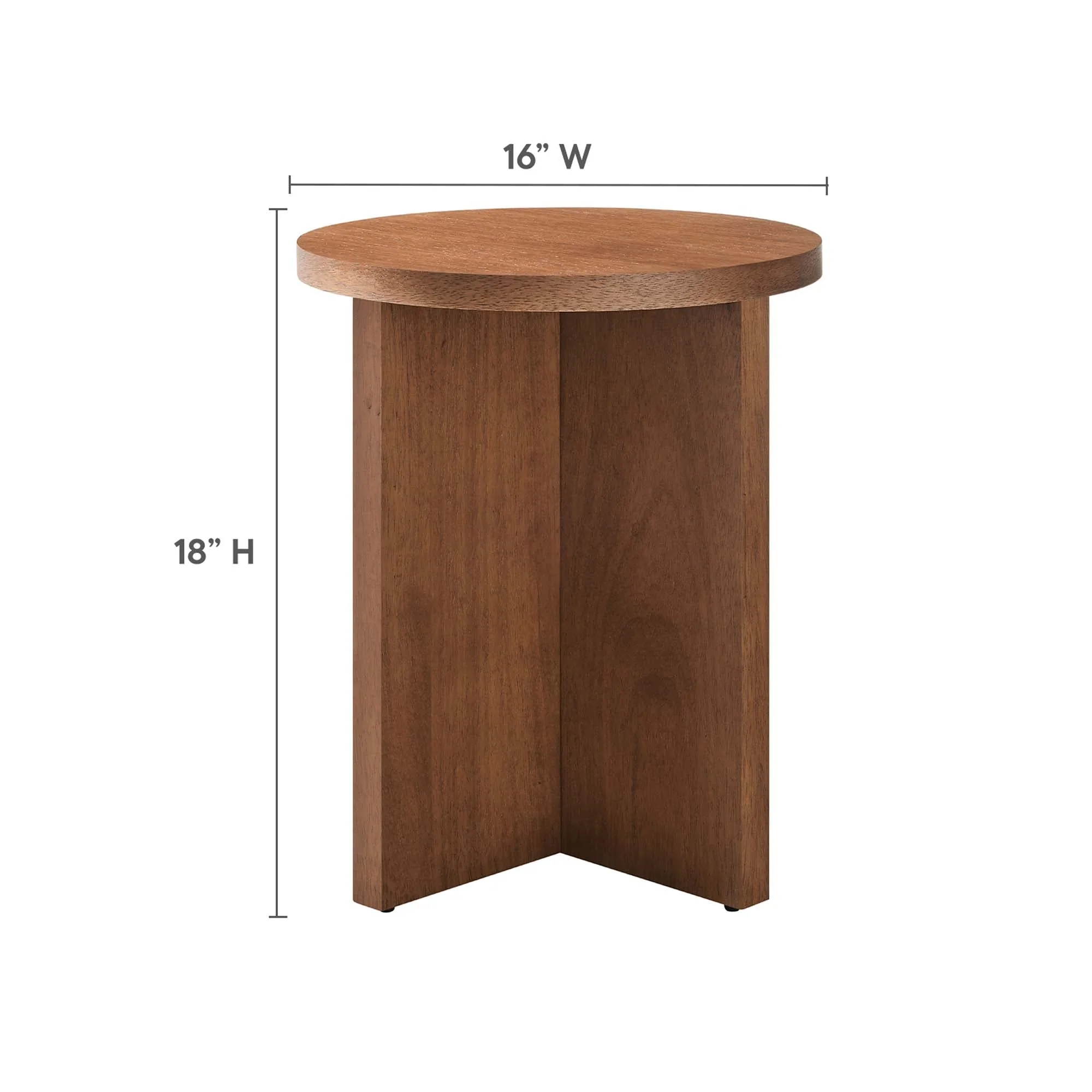 Silas Round Wood Side Table - Image 24