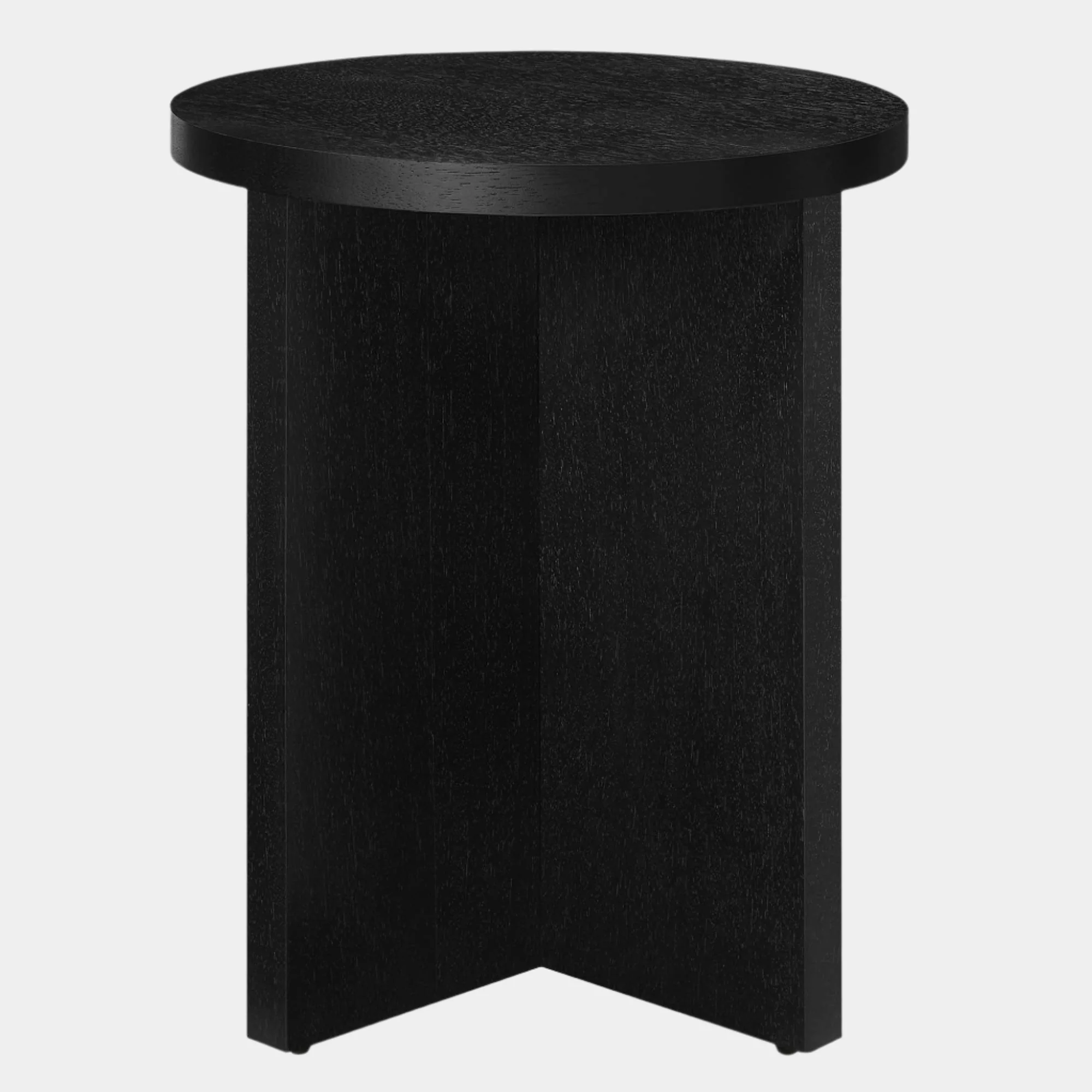 Silas Round Wood Side Table - Image 9