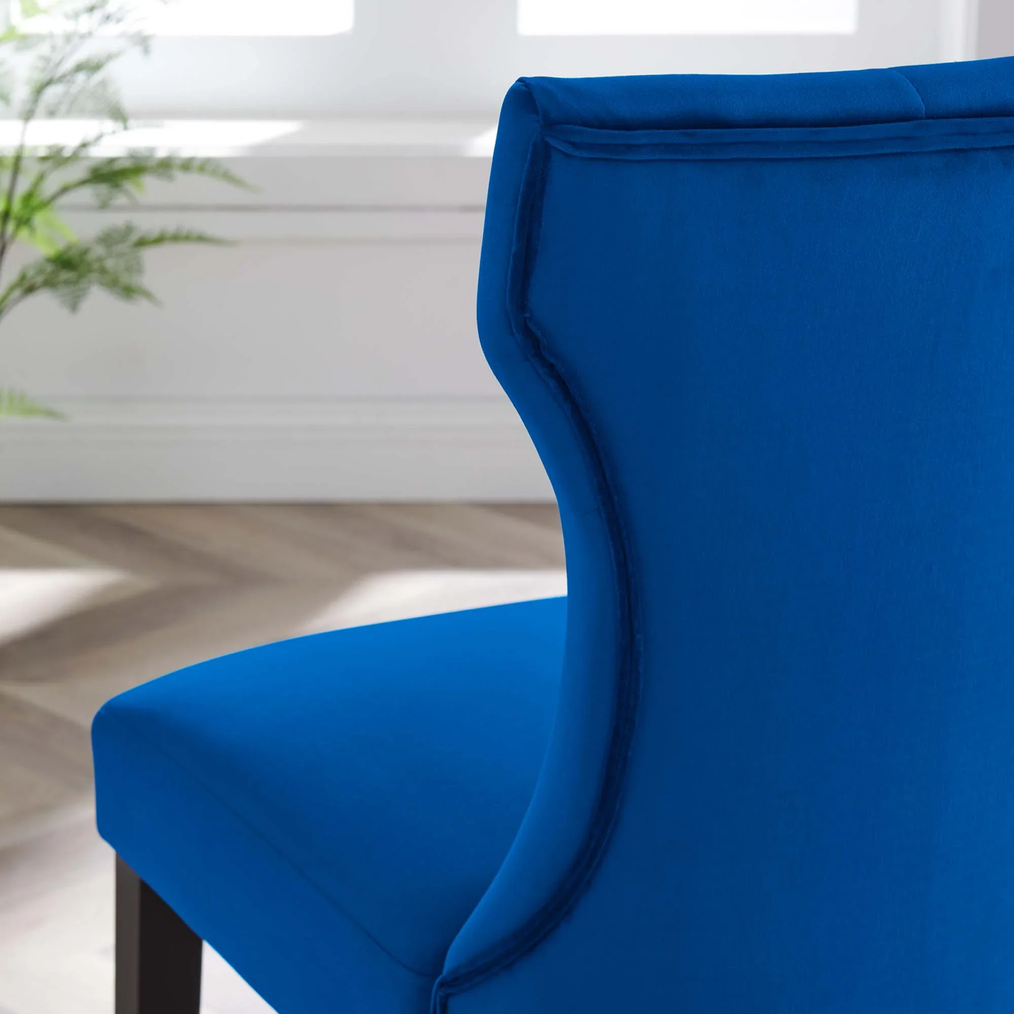 Silhouette Performance Velvet Dining Chairs Set of 2 - Image 12