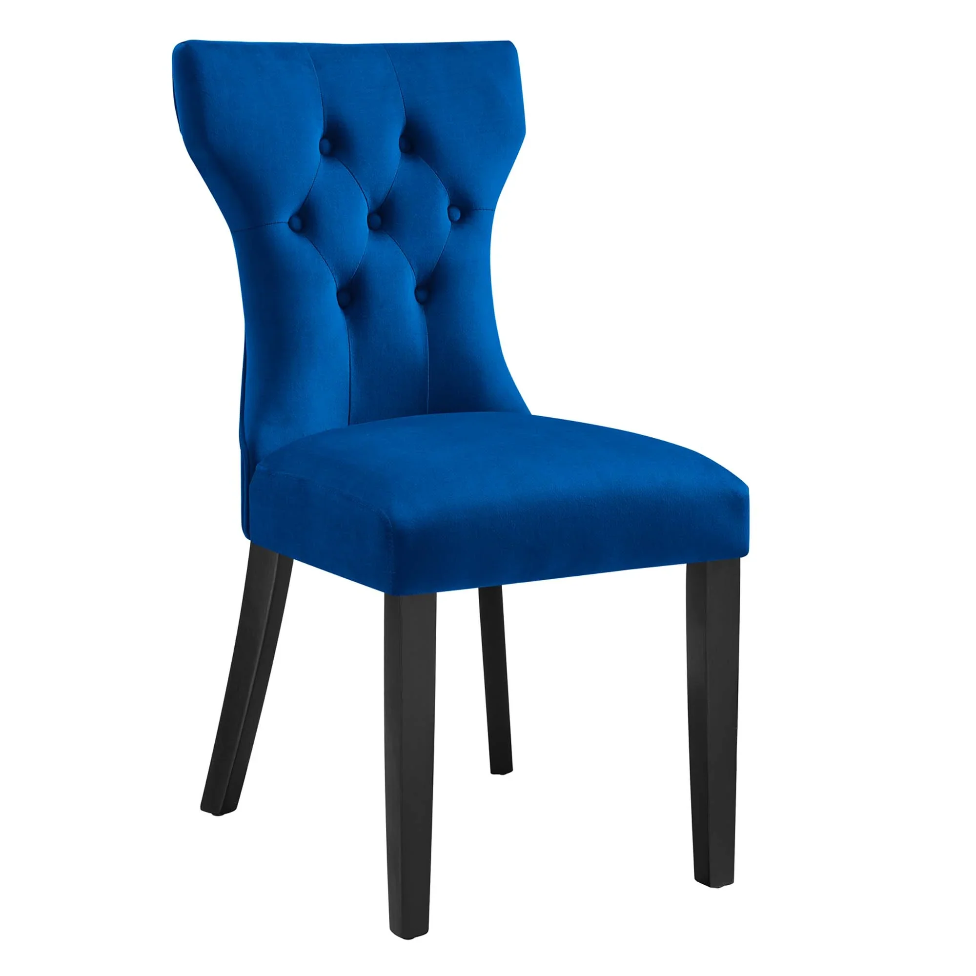 Silhouette Performance Velvet Dining Chairs Set of 2 - Image 13